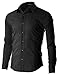 FLATSEVEN Men's Casual Button Down Shirt