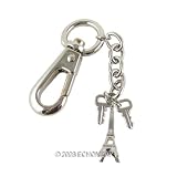 Paris Eiffel Tower Keychain Purse Charm