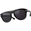 Vestal De Luna Adult Hand Formed Acetate Lifestyle Sunglasses - Polished Black/Gray/Brushed Silver