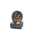 ORE International K331 Indoor Antique Copper Leaf Table Fountain, 9-1/2-Inch