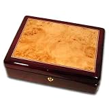 Buy Mahogany Large Solid Wood Beautiful Glossy Music Jewelry Box, lowest price ever: Mahogany...