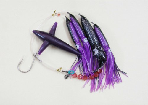 Bird Daisy Chain - Dark Purple - 1pc - w/Single Lure Bag - Item # 215