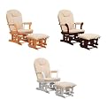 Kendall Sleigh Style Glider Rocker and Ottoman Value Set