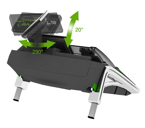 EURO-2100TE Design Registrierkasse (Handel, Gastronomie, Kiosk)