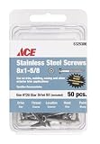 50PK 8x1-5/8 Trim Screw