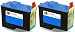 2 Pack Remanufactured (Series 2) DELL 7Y745 Color Ink Cartridges for Dell A940 and A960 Printers