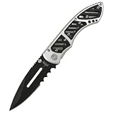 Master Spear Point Folding Knife Silver
