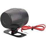 SODIAL(R) Universal Car Auto Van Vehicle Bike Alarm Warning Siren Horn 12V DC Black