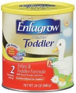 Enfagrow Premium Toddler Formula, 9 Months and Up 24oz pack of 4