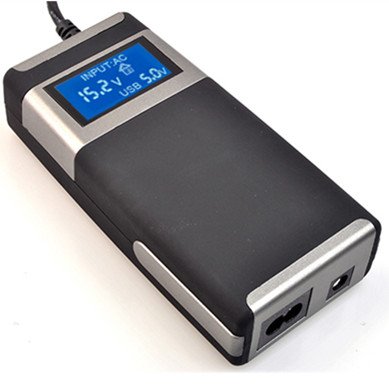 ATC 90W New Universal Laptop AC & DC Adapter/Power Supply/Charger US Power Cord with USB Port / LCD Display for IBM DELL SONY HP TOSHIBA ACER COMPAQ SAMSUNG Delta