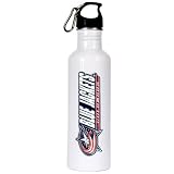 Columbus Blue Jackets NHL 26 oz. White Stainless Steel Water Bottle