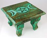 Antiqued Triple Moon Altar Table 6