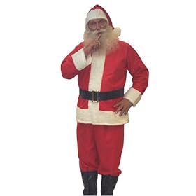 Premiere Sherpa Trimmed Santa Suit