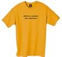 "delivers a superior user experience" 100% Cotton Unisex Tee with funny Beware of the Geek Joke Text