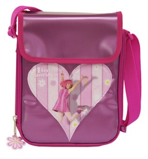 Childrens Toyshop  Third Party New : LazyTown Stephanie Pink Premium Lunch Bag