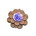 BanWood Men's Unique Wooden Novelty Lapel Brooch