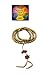 Tibetan Buddhist 108 Sandalwood Beads Prayer Necklace Meditation Mala and Tibetan Mantra Magnet Gift Set
