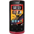 Nokia 700 Smartphone 2GB (8,1 cm (3,2 Zoll) Touchscreen, 5 Megapixel Kamera, HSDPA) coral rot