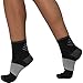 Plantar Fasciitis Sock - Compression Heel/Arch Support, Foot Sleeve, Ankle Socks (S/M, Black)