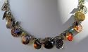 Disc and Bead Necklace and Earrings