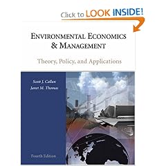 Environmental Economics and Management: Theory, Policy and Applications