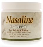 Nasaline Salt Jar 8 oz. for Neti Pot Nasal Wash, Over 3 months supply