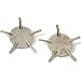 10 Pocket Watch Keys 5-Prong Winding Tools