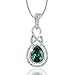 Osiana White Gold Plated Fashion Pendant Necklace Crystal From Swarovski Elements 18
