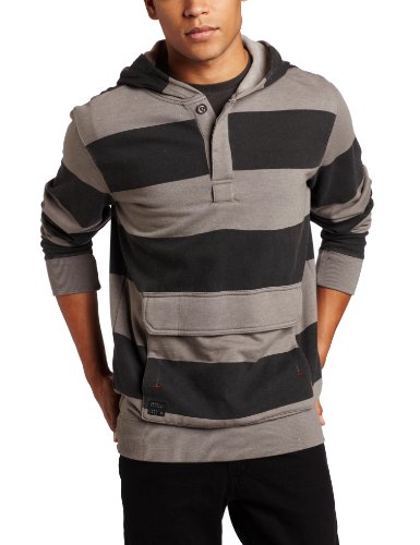 Quiksilver Young Men's Pelican Pullover Hoodie, Smoke Grey, Medium