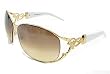 ROBERTO CAVALLI Temi 376S 376-S Gold/White D26 Frame Sunglasses
