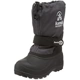 Kamik Waterbug Wide Cold Weather Boot (Toddler/Little Kid/Big Kid),Charcoal,9 W US Toddler