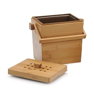 RSVP International Bamboo Compost Pail 4.5-qt. by RSVP