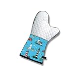 Two Dogs BBQ Mitt - Lighthouses by Two Dogs