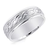 Men's Platinum 6mm Comfort fit Wedding Band