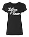 P&B Matron of Honor Women's T-Shirt, XL, Black