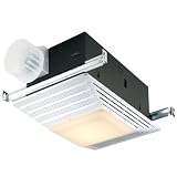 655, Broan 70 CFM Bathroom Fan/Heat/Light for 4" Duct