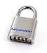 CCL Maritime Brass Chrome Plated Keyless Combination Sesame Padlock