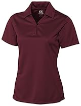 Cutter Buck DryTec Genre Polo-Ladies - Bordeaux - XS
