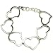 Stainless Steel 316 Heart Charm Bracelet Polished Finish by Bucasi