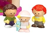 Play Town Family House with 3 Figures and Furniture