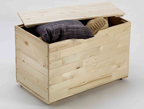 Avilia Home Cassapanca Portagiochi Con Ruote - Legno MDF 48x28,5x28 Cm, Grigio, Ordinata E Funzionale - Foto 10