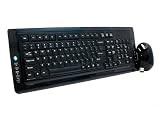 iOne Gemini U26 RF Slim Wireless Slim Multimedia Keyboard and Wireless Mouse Combo