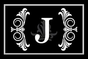 Monogram Regalia Floormat J