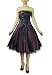 Plus size Gothic Rockabilly purple Satin Corset dress 18W / 2XL