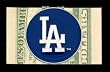 Los Angeles Dodgers Enameled Pewter Money Clip/Card Holder - MLB Baseball Fan Shop Sports Team Merchandise