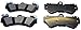 Monroe FX1007 ProSolution Semi-Metallic Brake Pad