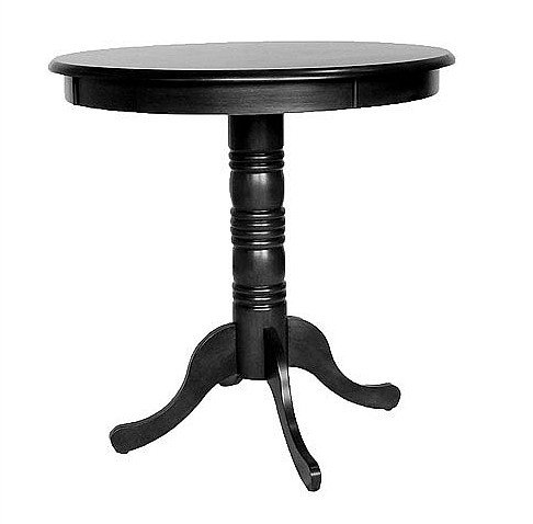Carolina Cottage Antique Black Verona Pub Bar Table