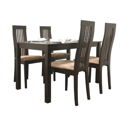 Baxton Studio Farrington Modern Dining Table Breakfast Table - Dark Brown