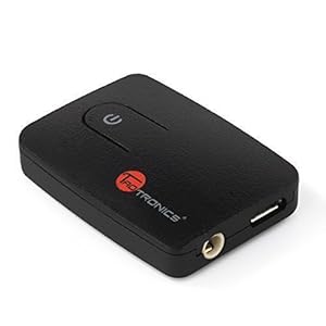 TaoTronics Bluetooth 4.0 Stereo Transmitter - Audio Dongle Stereo Bluetooth Sender für 3,5mm Audio Geräte (iPod, MP3/MP4 , TV, Media Player ...), verwendbar während Aufladen