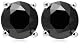 14k White Gold Black Diamond Stud Earrings (1 cttw)